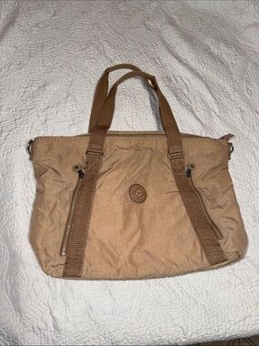 Kipling Tan Skylar Tote/crossbody bag